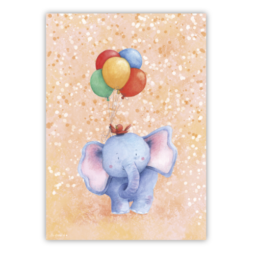 poster-olifant-ballonnen
