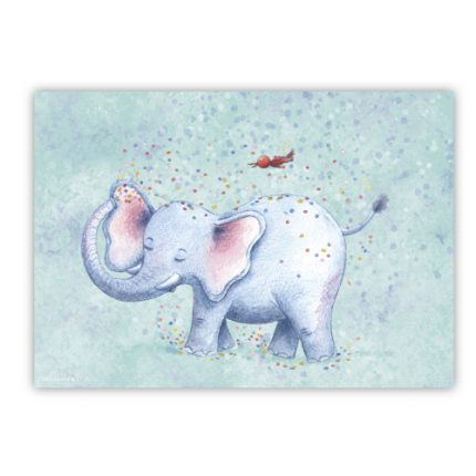 poster-olifant-confetti