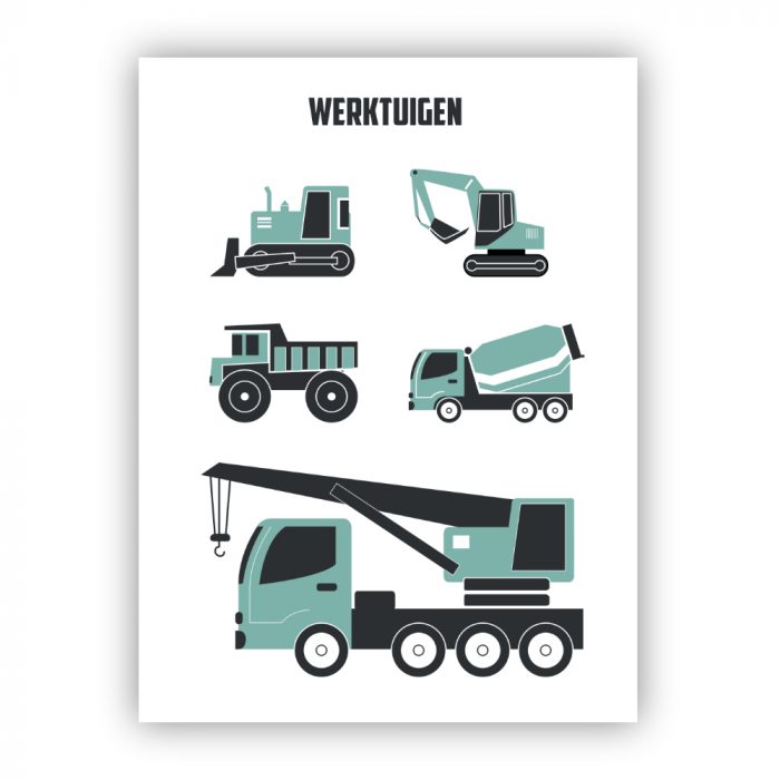 poster-werktuigen-groen