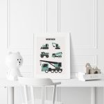 poster-werktuigen-groen-kidzstijl