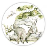 muurcirkel-Parasaurolophus