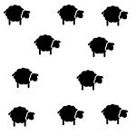 muurstickers-schaapjes