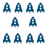 raketjes-muursticker