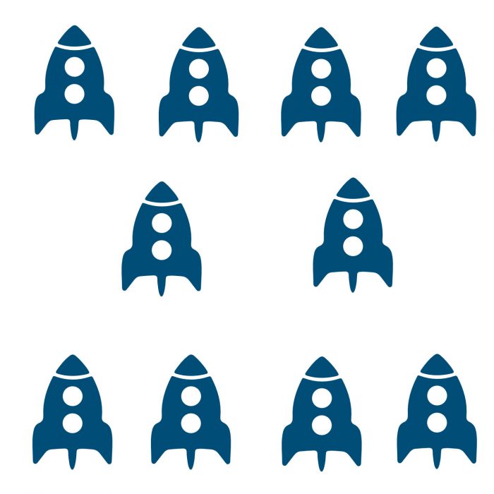 raketjes-muursticker