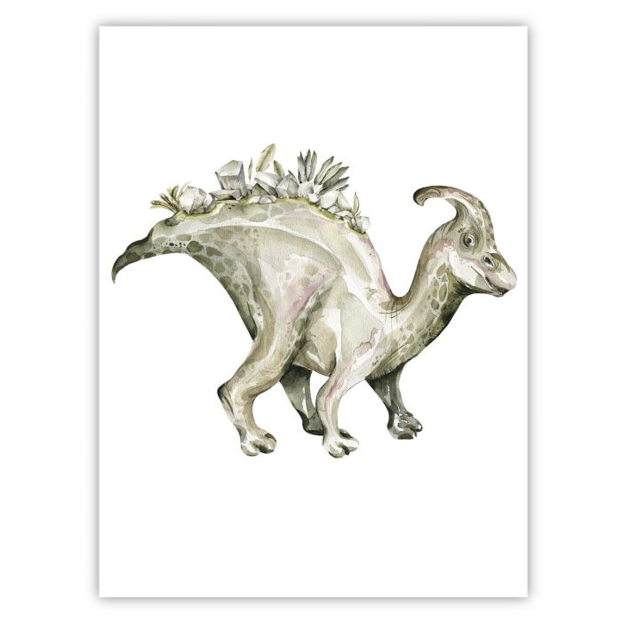 poster-dinosaurus-Parasaurolophus poster Dinosaursus | Parasaurolophus - Afbeelding 1