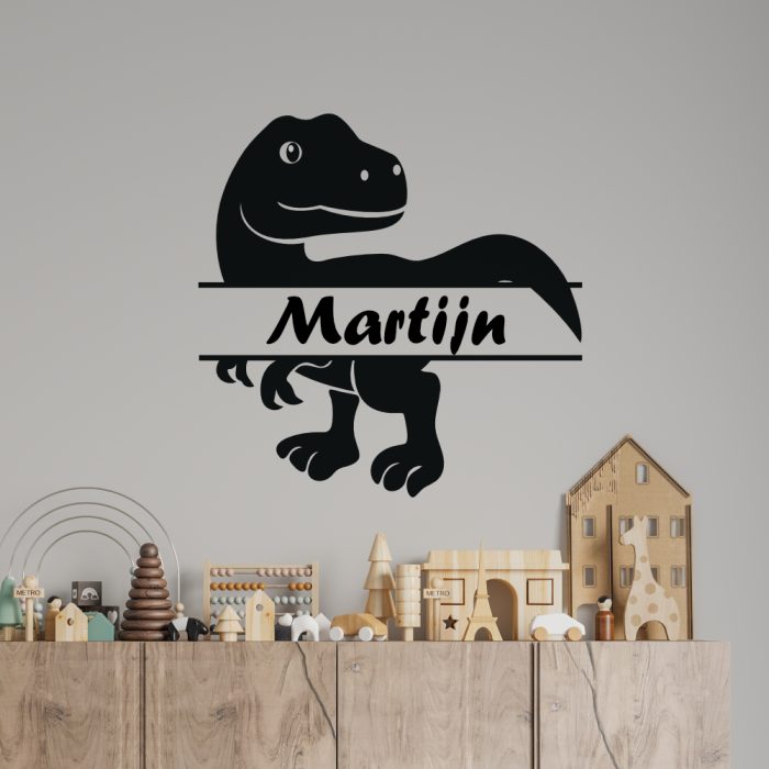 muursticker-dino-naam-kidzstijl