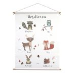 textielposter-bosdieren-herfsttint