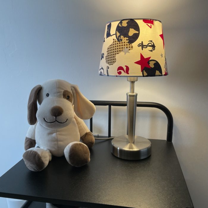 Tafellamp (lampenkapje) kinderkamer Wereld | OP=OP - Afbeelding 2