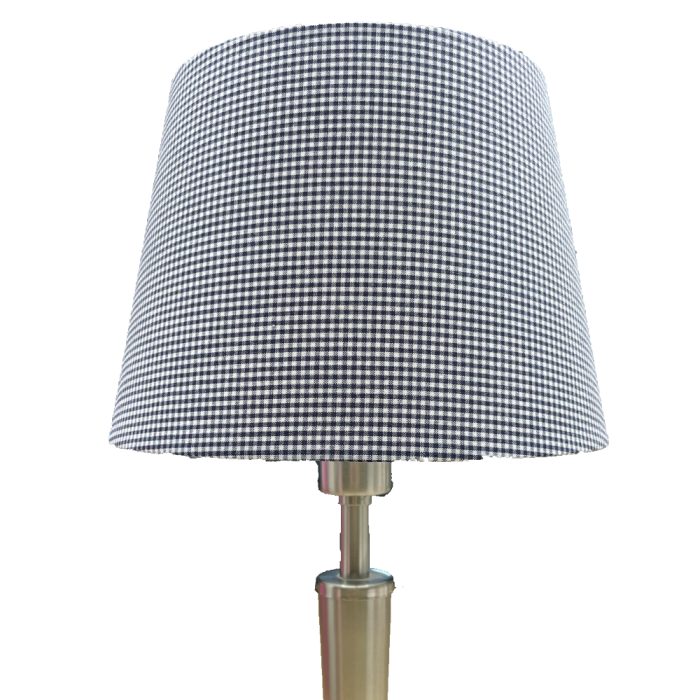 Tafellamp (lampenkapje) kinderkamer Blauwe ruit | OP=OP - Afbeelding 1