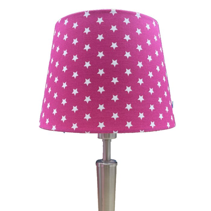 Kinderlamp tafellamp OP=OP Tafellamp (lampenkapje) kinderkamer Roze met sterretjes | OP=OP - Afbeelding 1