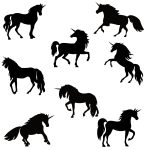 muurstickerset-eenhoorns