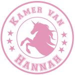 naamsticker-eenhoorn