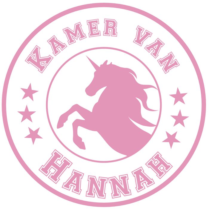 naamsticker-eenhoorn