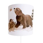 Wandlamp Bosdieren Aquarel Beer