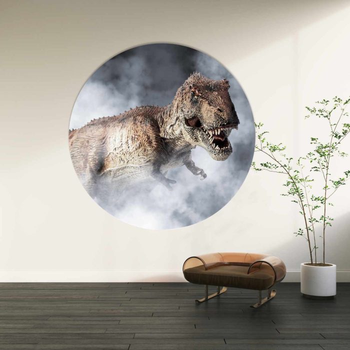 Muurcirkel T-Rex | Ø 40 tot 140 cm - Afbeelding 2