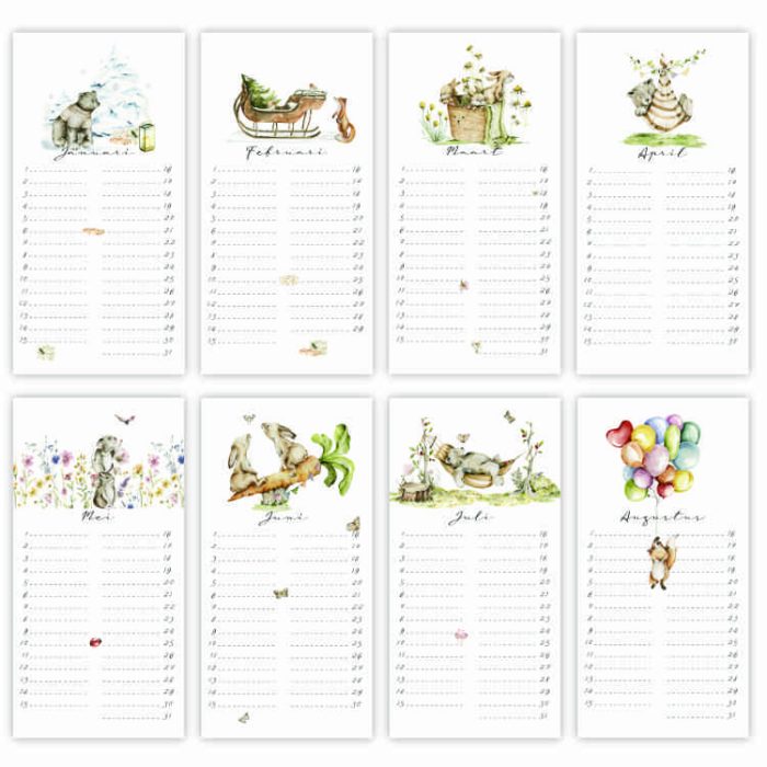 Verjaardagskalender Boswandeling - Afbeelding 2