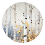 Muurcirkel Berken | Ø 40 tot 140 cm