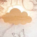 Houten Wandlamp Wolk