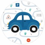 Behangcirkel Auto