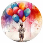 Behangcirkel Ballonnen