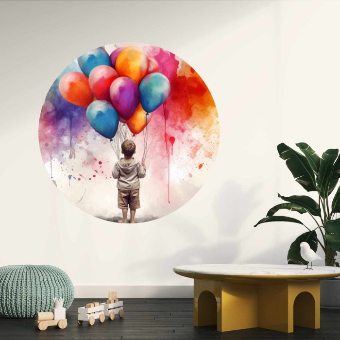 Behangcirkel Ballonnen - Afbeelding 2