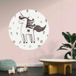 Behangcirkel Eenhoorn Illustratie - Afbeelding 2