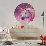 Behangcirkel Eenhoorn - Afbeelding 2