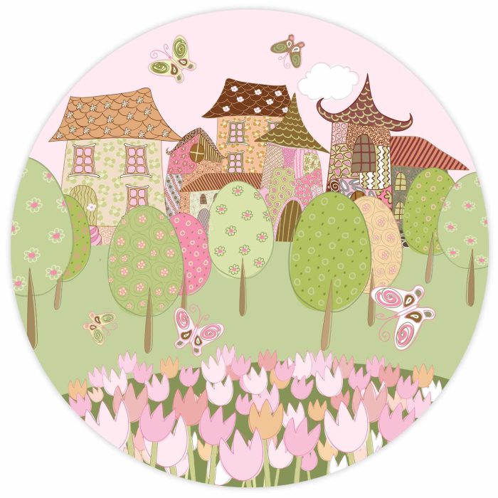 Behangcirkel Park - Afbeelding 1