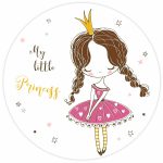 Behangcirkel Prinses