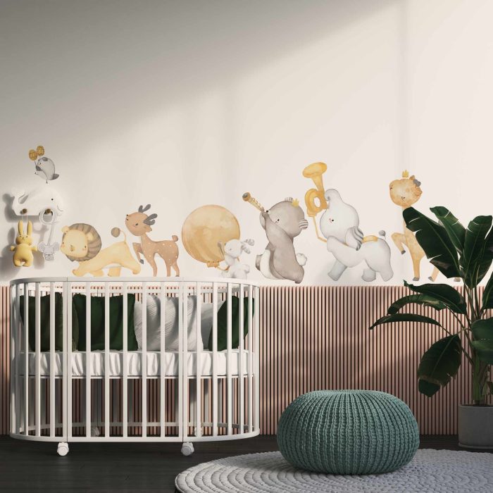 Muurstickerset Dierenparade - Afbeelding 2