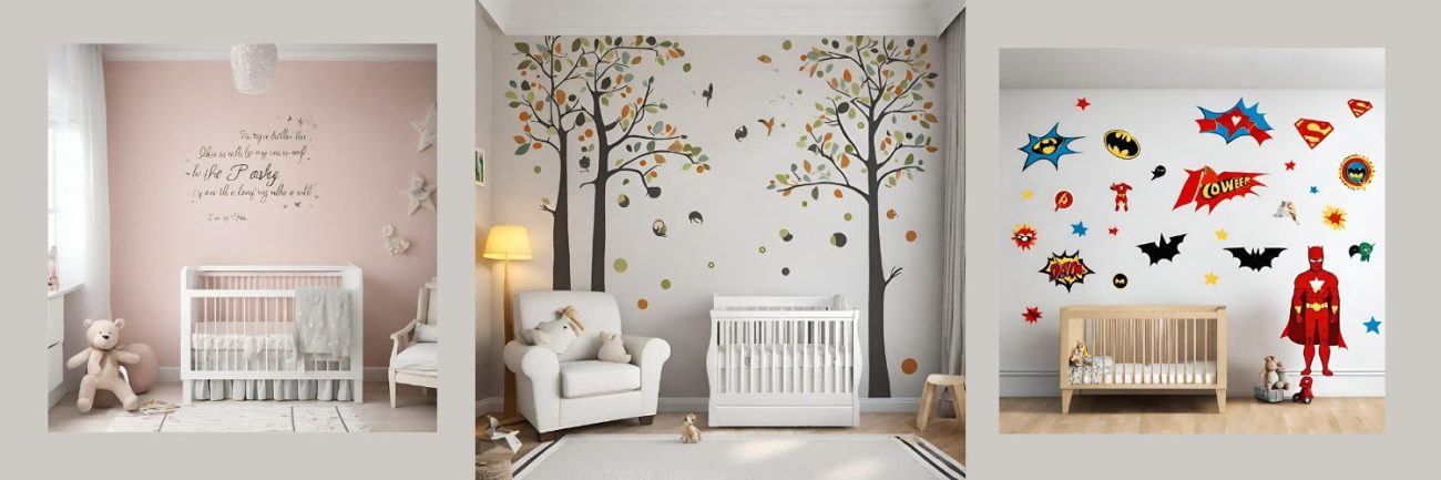 muurstickers-babykamer-soorten