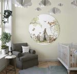 Behangcirkel Dieren | Ø 40 tot 140 cm - Afbeelding 2
