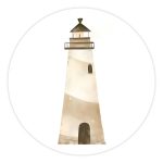 Muurcirkel Vuurtoren | Ø 40 tot 140 cm