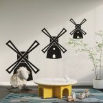 Muursticker Molen - Afbeelding 2