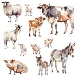 Muurstickers Boerderijdieren