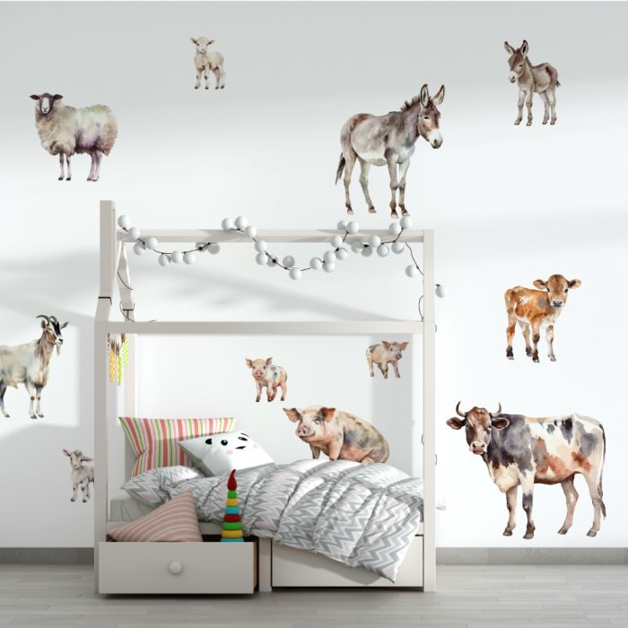 muurstickers-boerderijdieren-kidzstijl Muurstickers Boerderijdieren - Afbeelding 2
