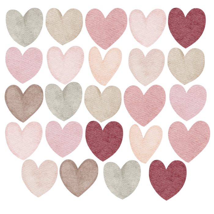 muurstickers-hartjes Muurstickers Hartjes - Afbeelding 1