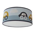 Plafondlamp Auto's oker/blauw