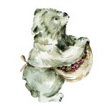 Muursticker Boswandeling | Beer (5 afmetingen)