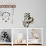 Muursticker Boswandeling | Beer (5 afmetingen) - Afbeelding 2