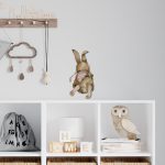 Muursticker Boswandeling | Konijn (5 afmetingen) - Afbeelding 2