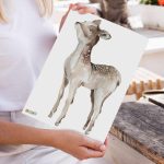 Muursticker Boswandeling | Ree (5 afmetingen) - Afbeelding 3