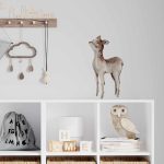 Muursticker Boswandeling | Ree (5 afmetingen) - Afbeelding 2