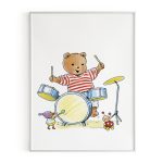 Poster Bobbi Beer Drumstel