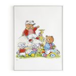 Poster Bobbi Beer Zandbak