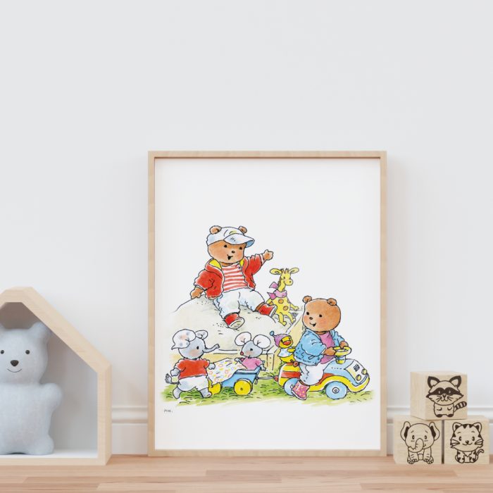 Poster Bobbi Beer Zandbak - Afbeelding 2