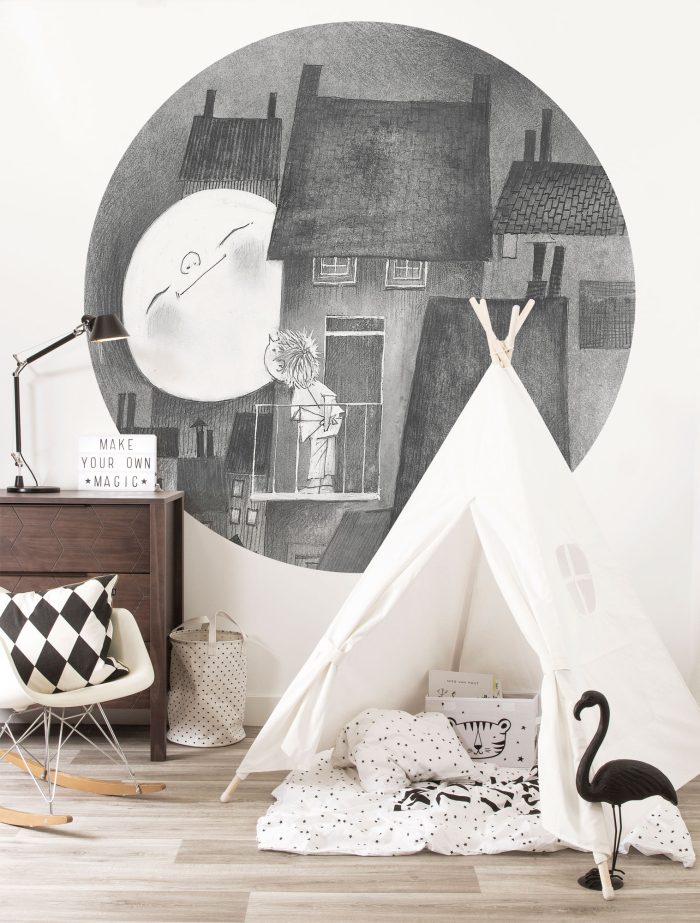 Behangcirkel Moonlight - Afbeelding 2