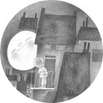 Behangcirkel Moonlight