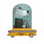 Behangcirkel Bear Cab