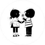 Behangcirkel Jip & Janneke | Flower